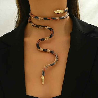 Collier Serpent Vintage